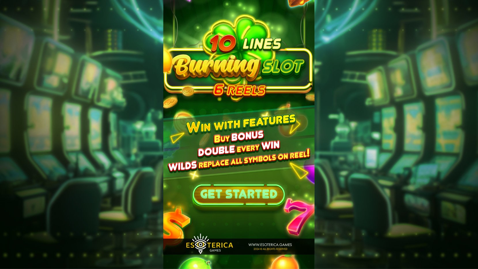 Burning Slot 10x6 screenshot 1