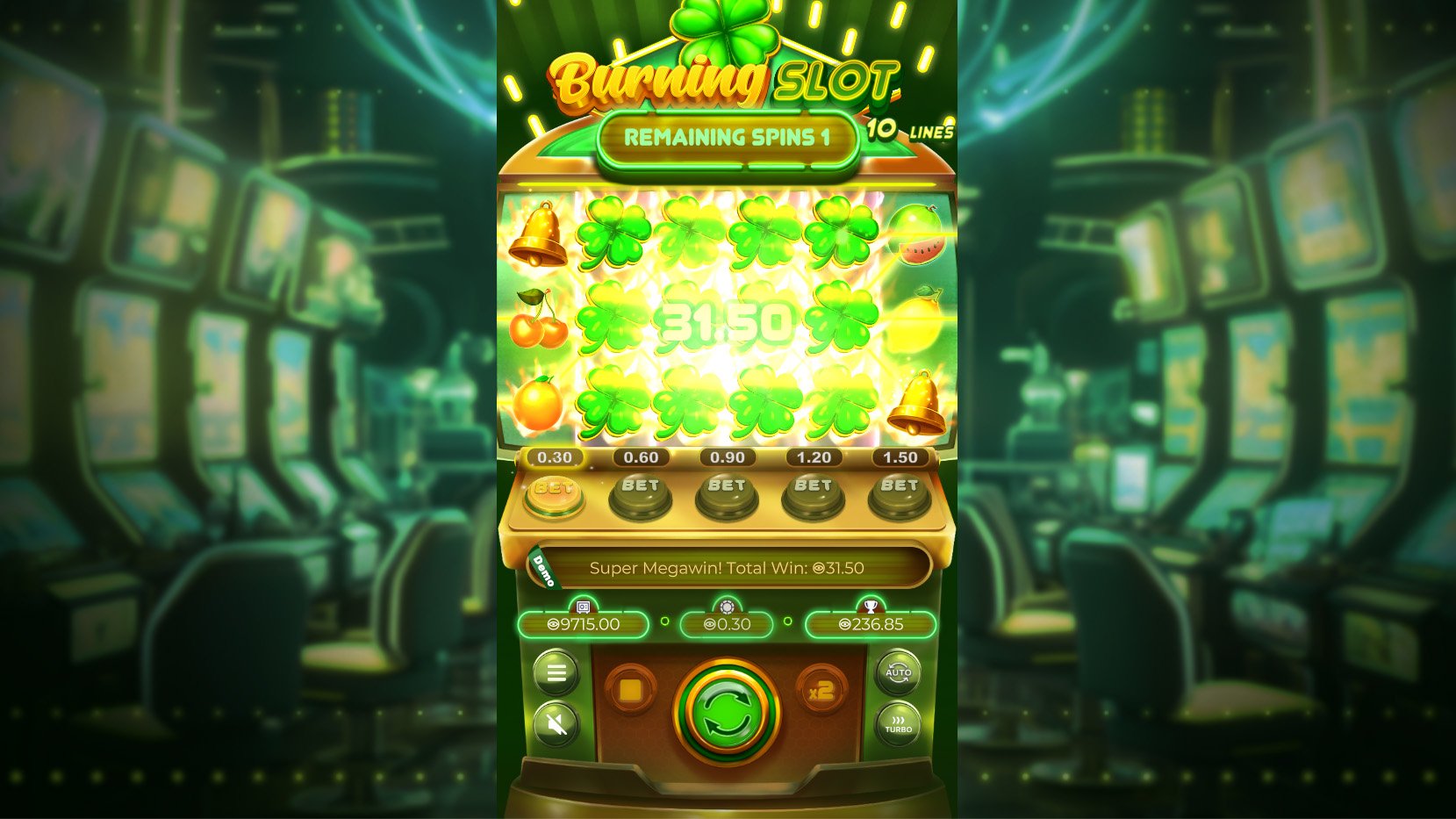 Burning Slot 10x6 screenshot 4