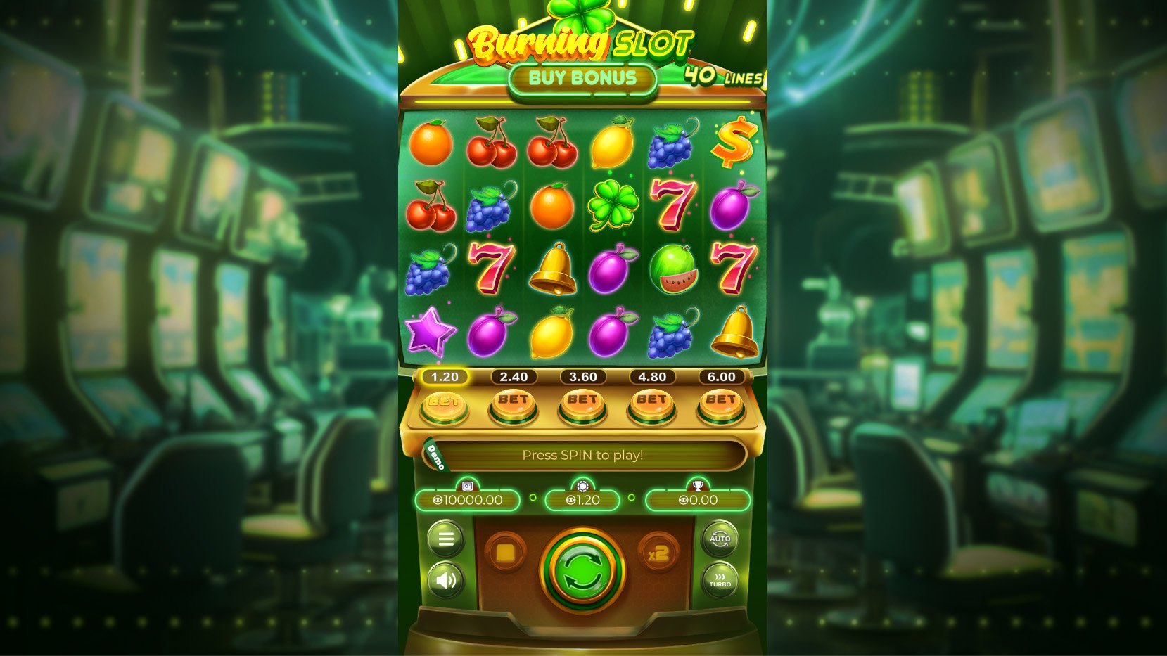 Burning Slot 40x6 screenshot 2