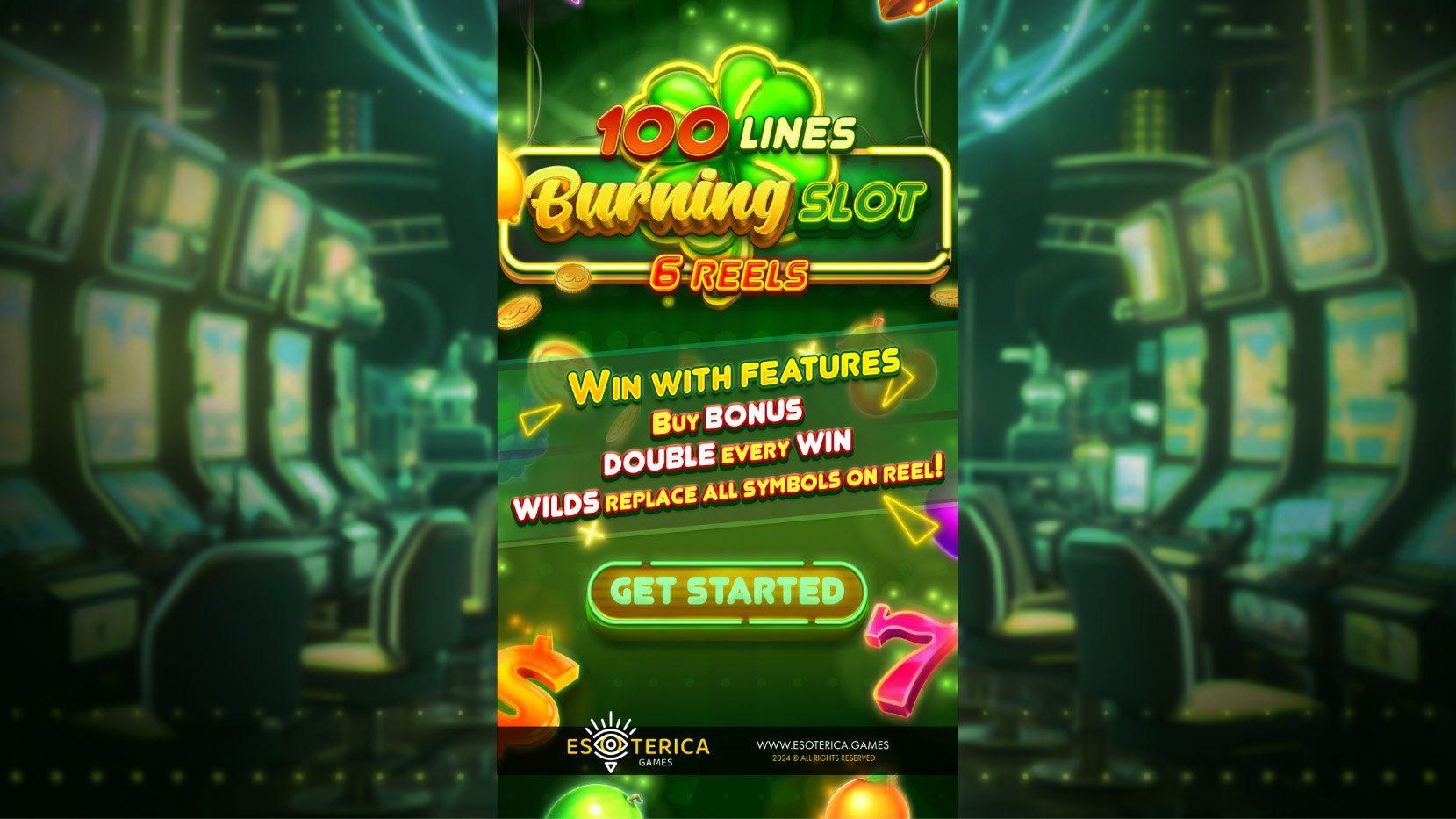 Burning Slot 100x6 screenshot 1