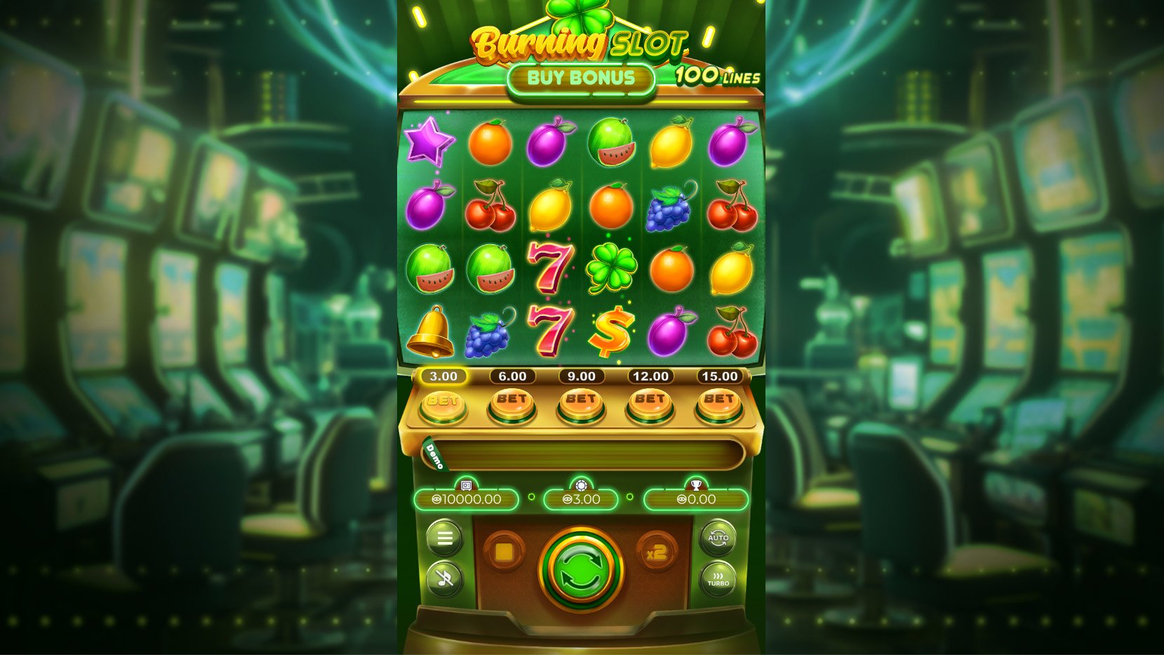 Burning Slot 100x6 screenshot 2